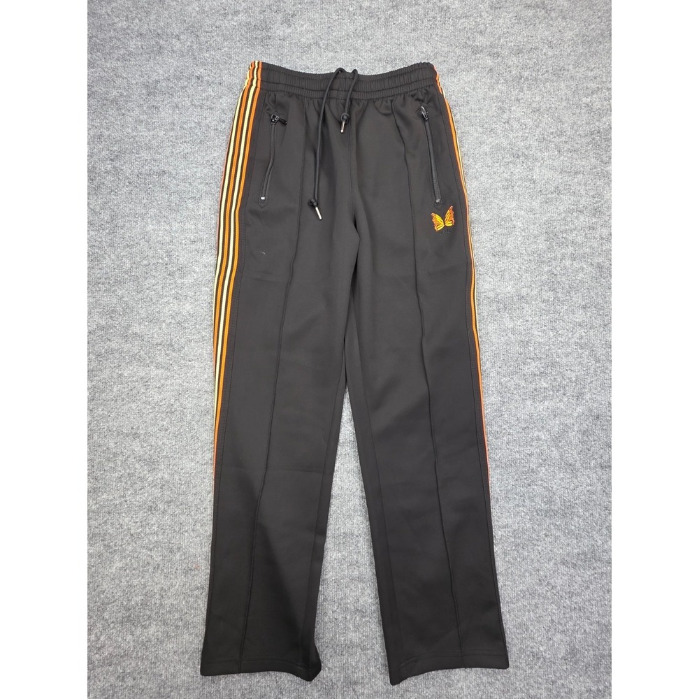 Needles Track Pants Adult Medium Black Striped FK392 Rayon Japan